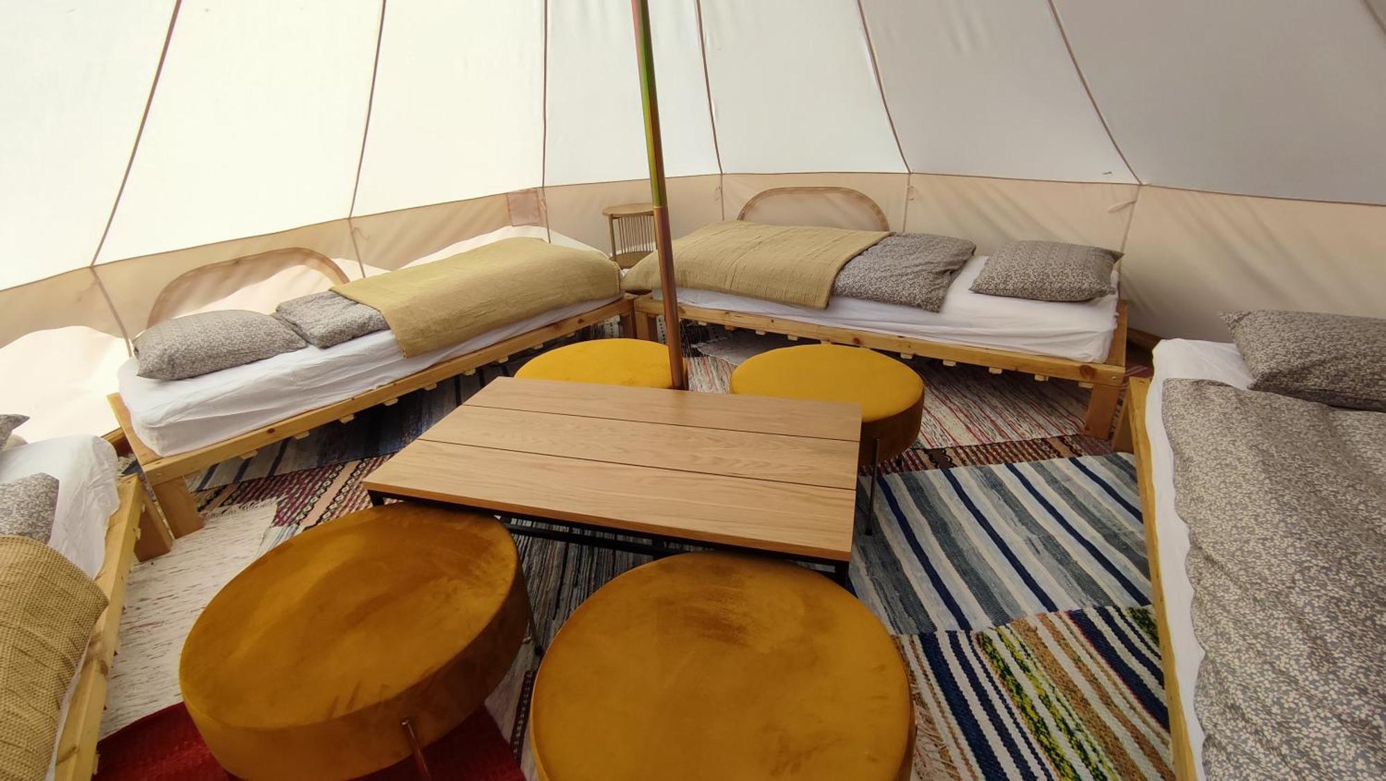 Glamping Taelt/Tent - Glampingzelt -Lodge - Sjoeutsikt Blattniksele Dış mekan fotoğraf